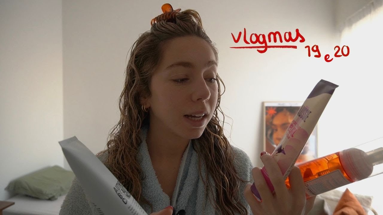 vlogmas 19 e 20: a minha rotina de caracóis completa e viemos para a ericeira