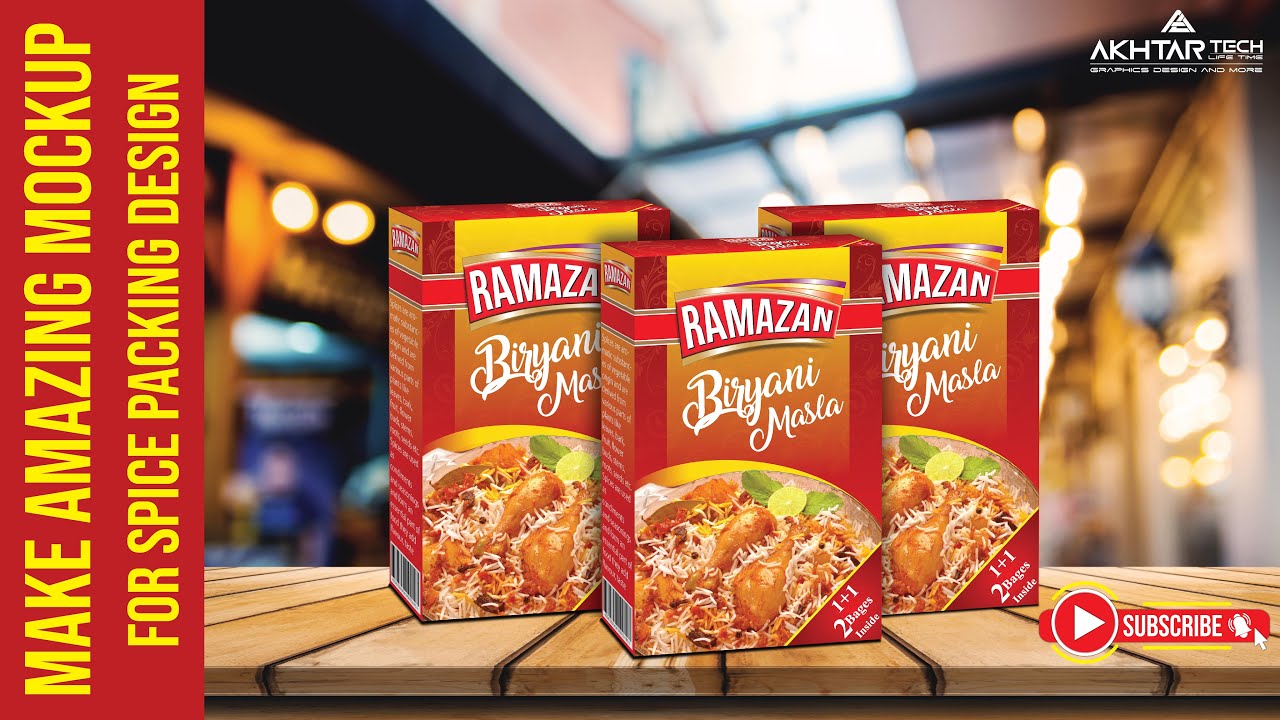 graphics design - packing mockup