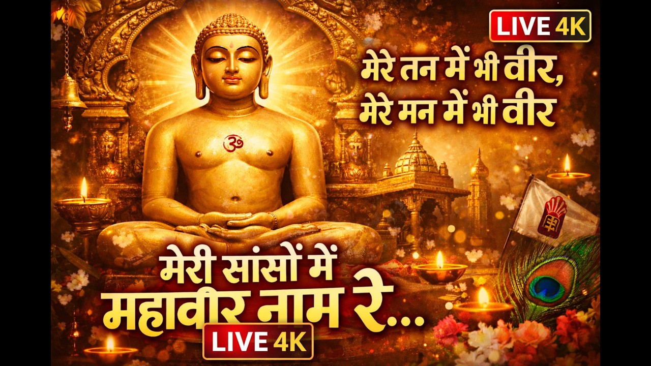 मेरे तन में भी राम मेरे मन में भी राम | Mahaveer Swami Bhajan | मेरी सांसों में महावीर नाम रे |