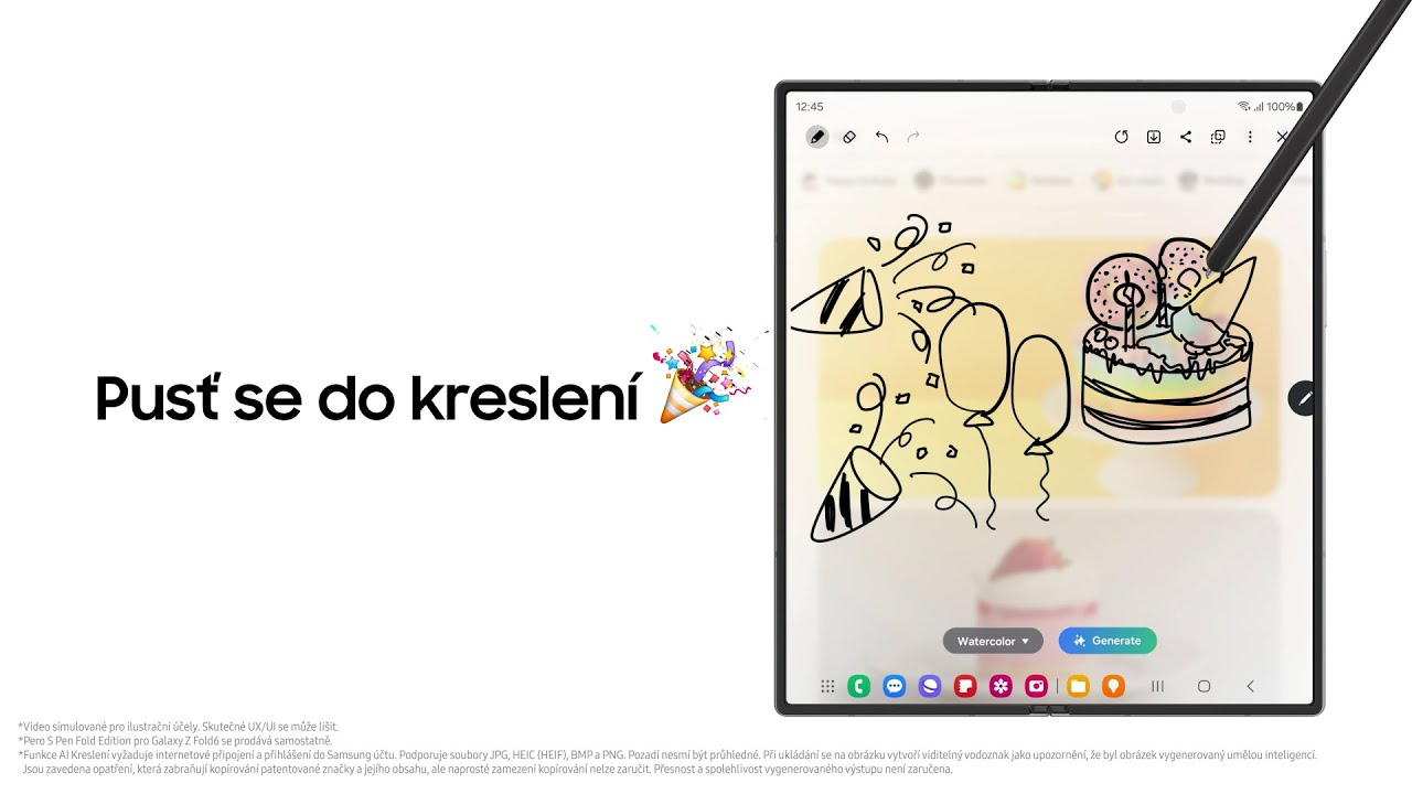 Jak používat Asistenta kreslení | Galaxy AI | Galaxy Z Fold6 | Samsung