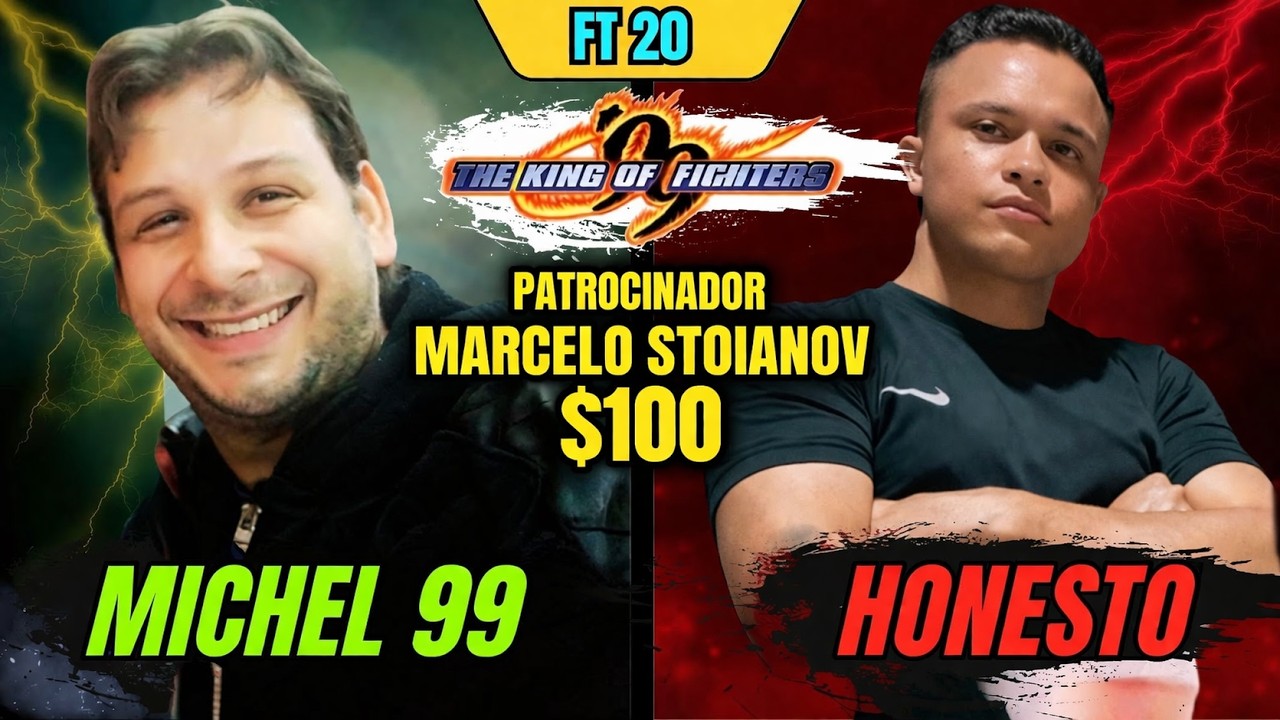 DESAFIO MARCELO STOIANOV $ 300 FT 15  KOF 99 ! MICHAEL 99 VS HONESTO  #retrogames kof 98