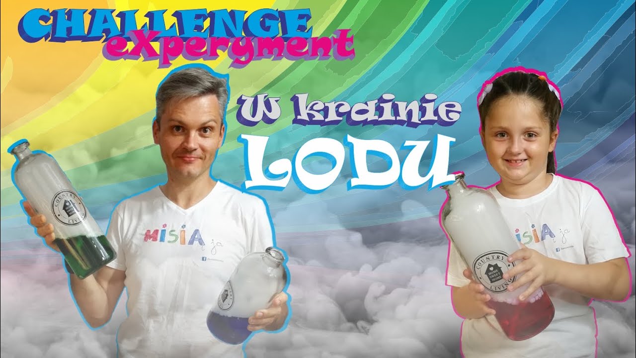 ZABAWY Z SUCHYM LODEM  🥶  EKSPERYMENTY DLA DZIECI 😀
