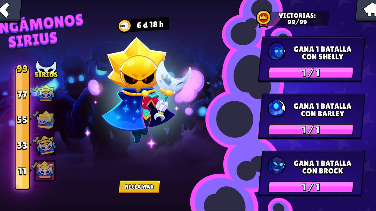 HICE LAS 99 MISIONES DE SIRIUS EN BRAWL STARS🤯