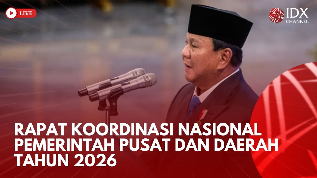 🔴 LIVE - Rapat Koordinasi Nasional Pemerintah Pusat dan Daerah Tahun 2026 | BREAKING NEWS