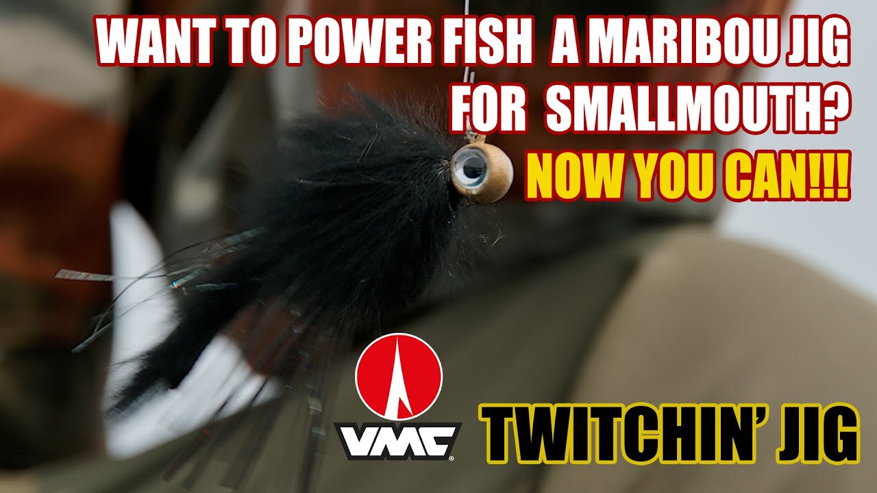 POWER FISHING MARIBOU JIGS FOR SMALLMOUTH BASS - VMC TWITCHIN' JIG TIP AND WALKTHROUGH