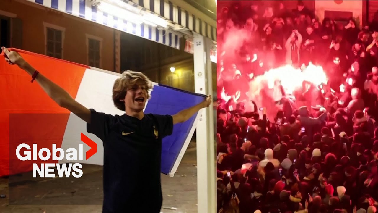 World Cup 2022: France fans erupt in celebration over 2-0 semifinal victory against Morocco