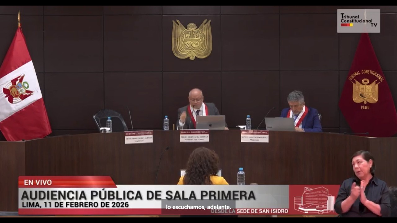 🔴#EnVivo | Audiencia Pública de Sala Primera, Lima 27 de enero de 2026 Turno de 9:00 a. m.