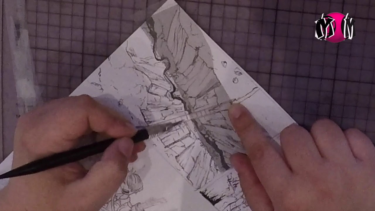 Manga Hamburg - Lineart und Rasterfolie Analog Technik -