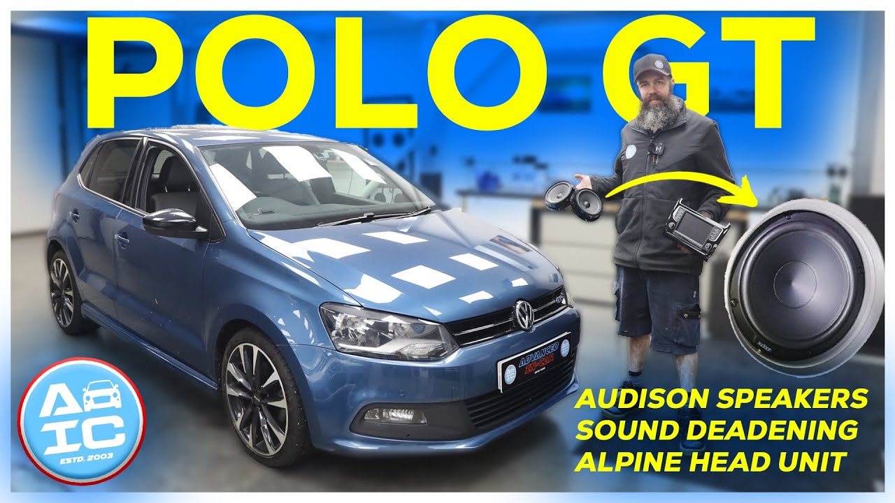 Polo GT модернизирован акустическими системами Audison, головным устройством Alpine и звукоизоляц...