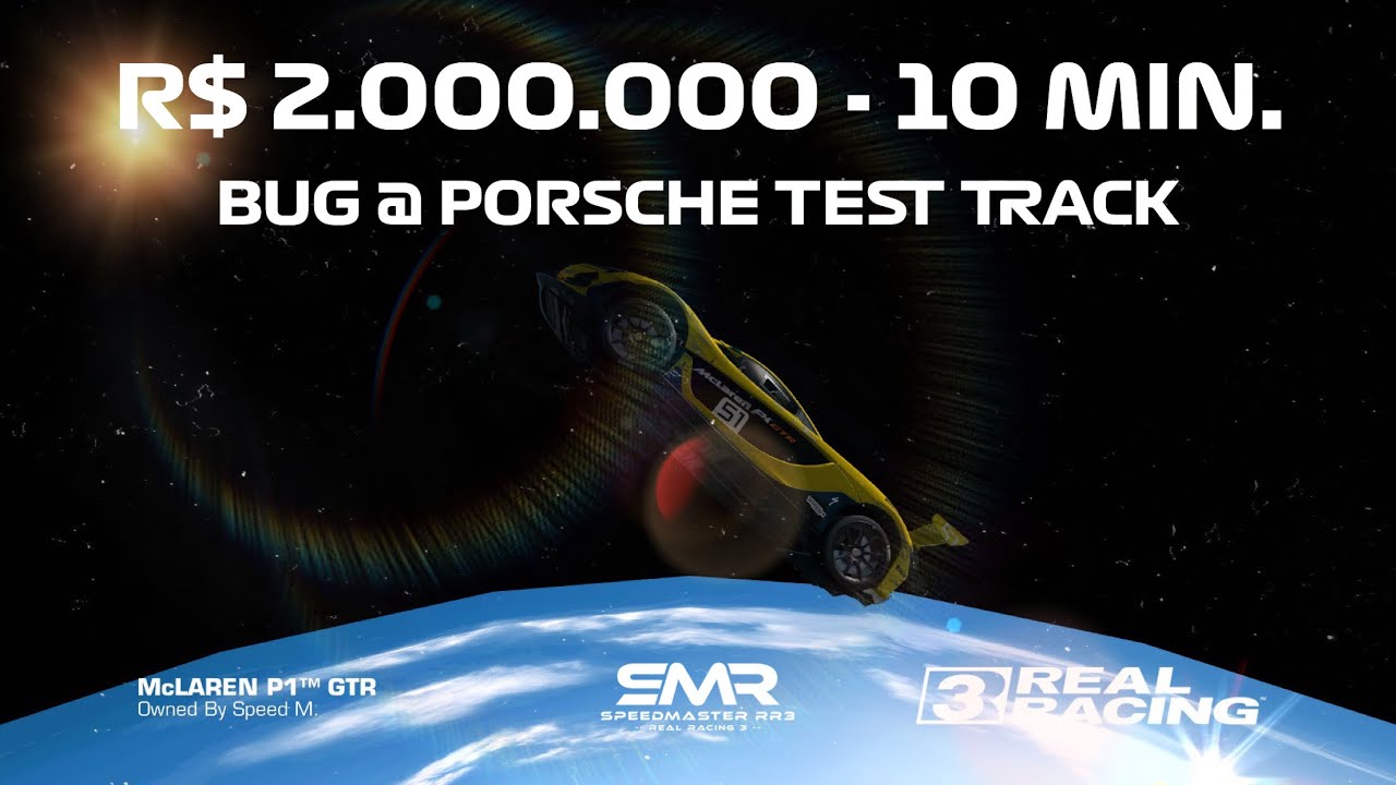 R$ 2.000.000 In 10 Minutes Bug @ Porsche Test Track (Long) Speed Record Event