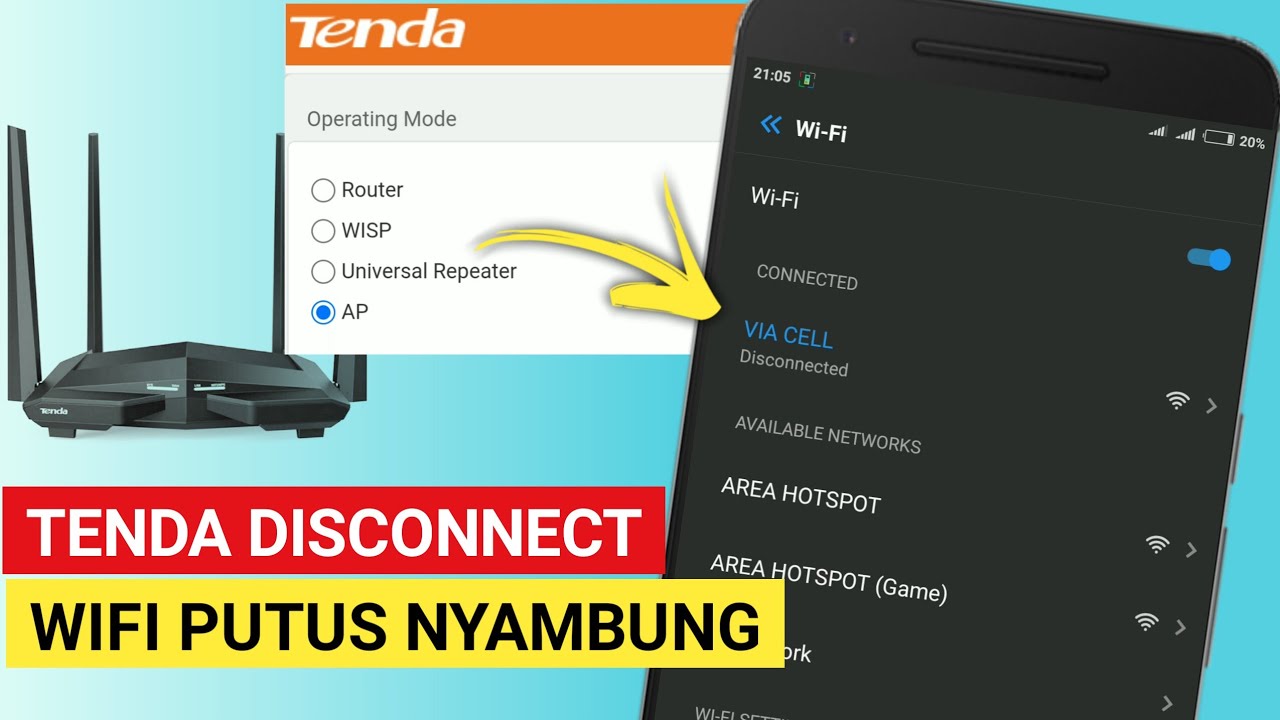Cara Mengatasi Tenda AC6 AC8 Putus Nyambung Disconnected Mode Access Point