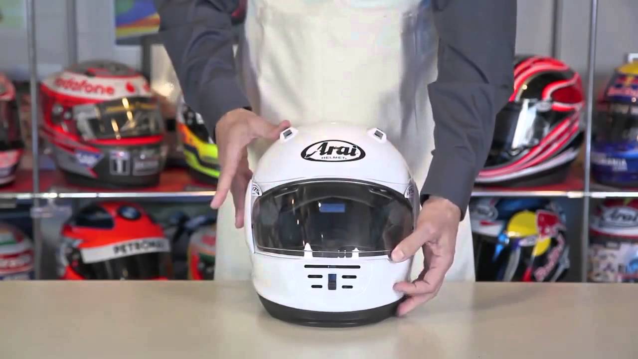 How to Install & Remove an Arai Helmet Visor