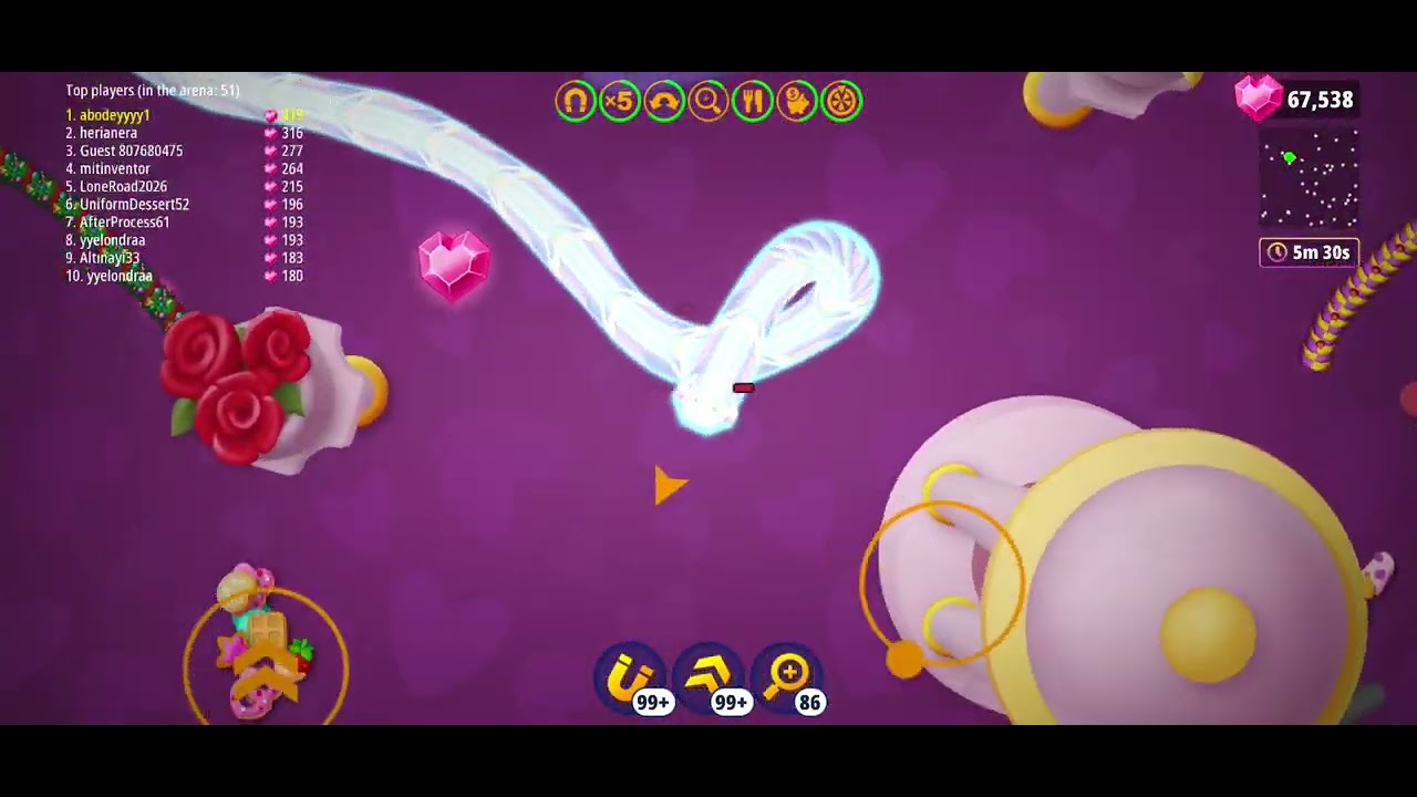 Season in Worms Zone io 