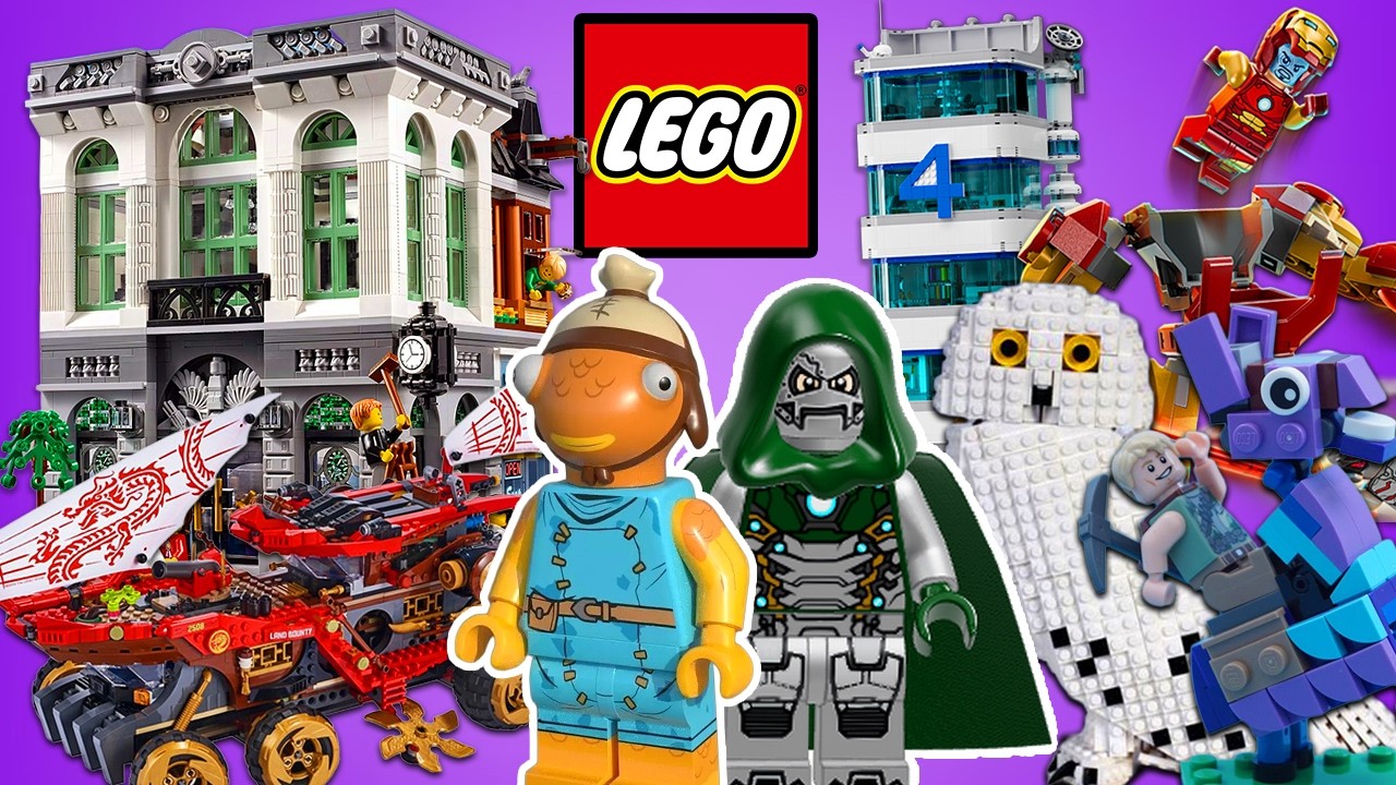 LEGO: анонсы 2026 года! Marvel, Fortnite, Ninjago, City и многое другое!