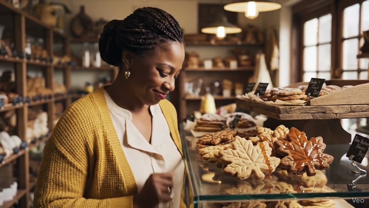 🍁 Buying Maple-Glazed Leaf Cookies ✨🍪