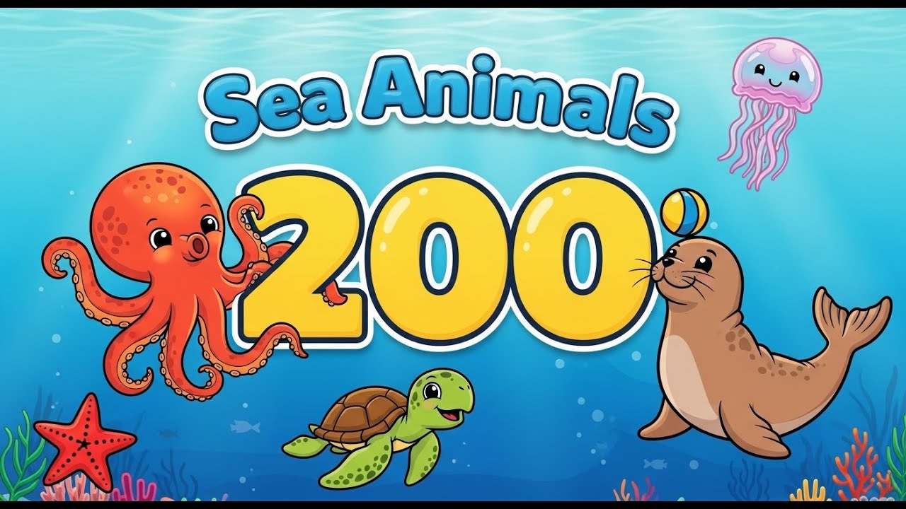Ocean Animal Sounds for Kids 🐡 | Pufferfish, Lionfish, Triggerfish | Kids Video