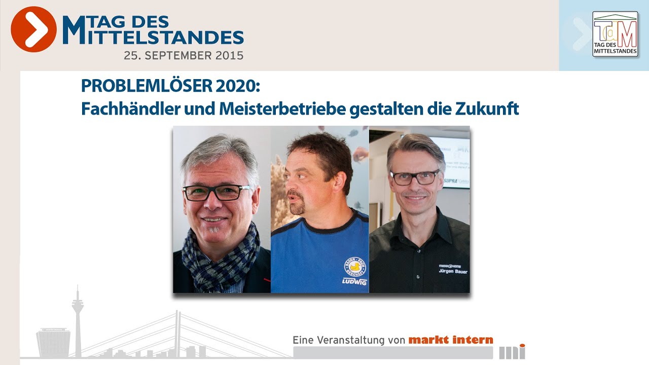 Probleml&ouml;ser 2020: Fachh&auml;ndler und Meisterbetriebe gestalten die Zukunft