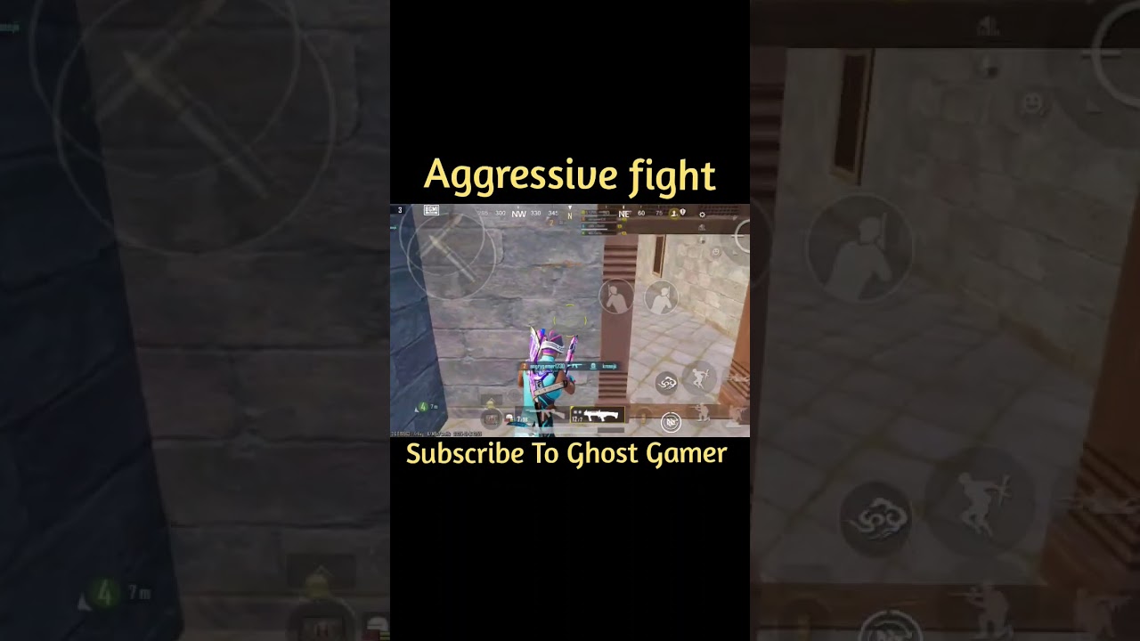 Aggressive Fight #bgmi #bgmishorts #pubgmobile