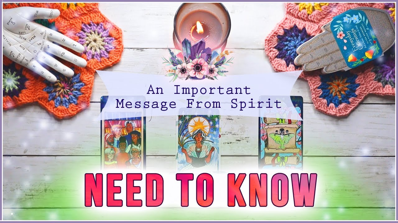 Message From Spirit PICK A CARD Tarot Reading | What You Need To Know Right Now