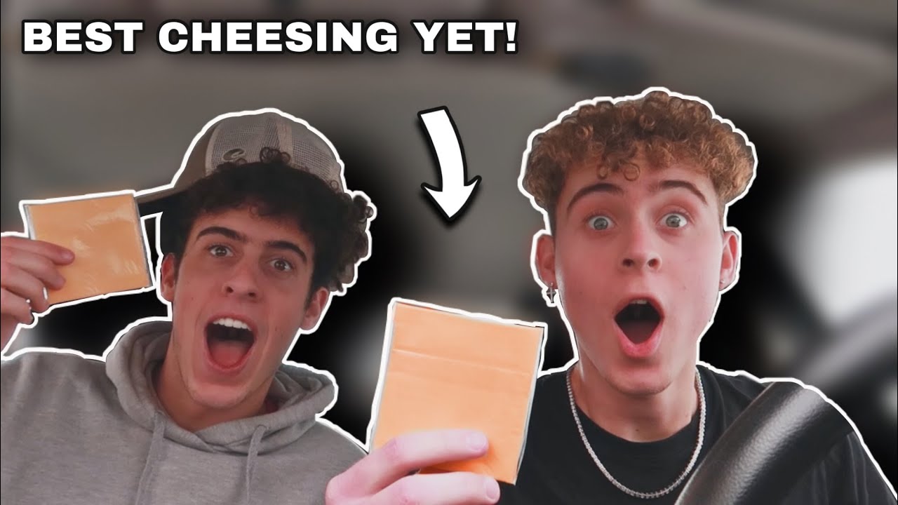 THROWING CHEESE AT CARS & PEOPLE!! *We Got Chased*