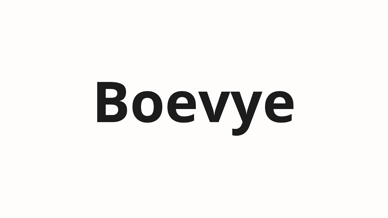 How to pronounce Boevye | Боевые (Combat in Russian)