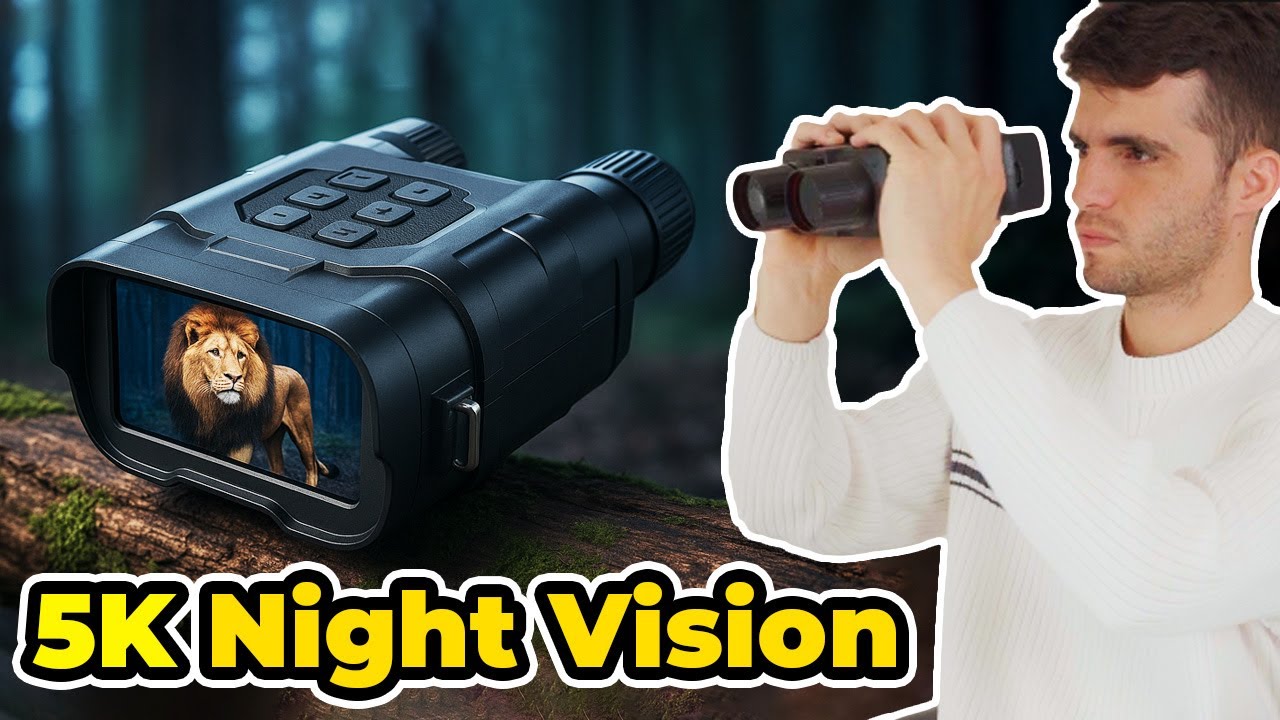🔭 UNBELIEVABLE 5K NIGHT VISION GOGGLES with 1500yd RANGE, 10X ZOOM & 96MP CAMERA!