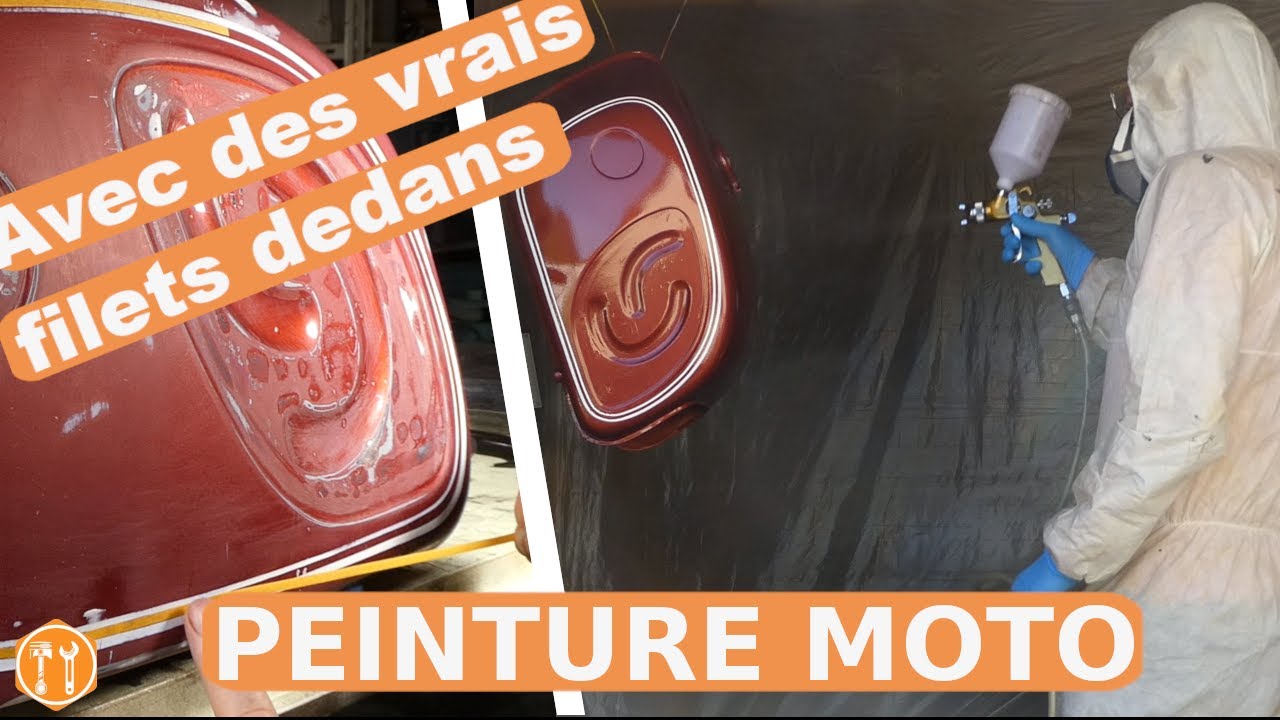 Peinture moto à la maison