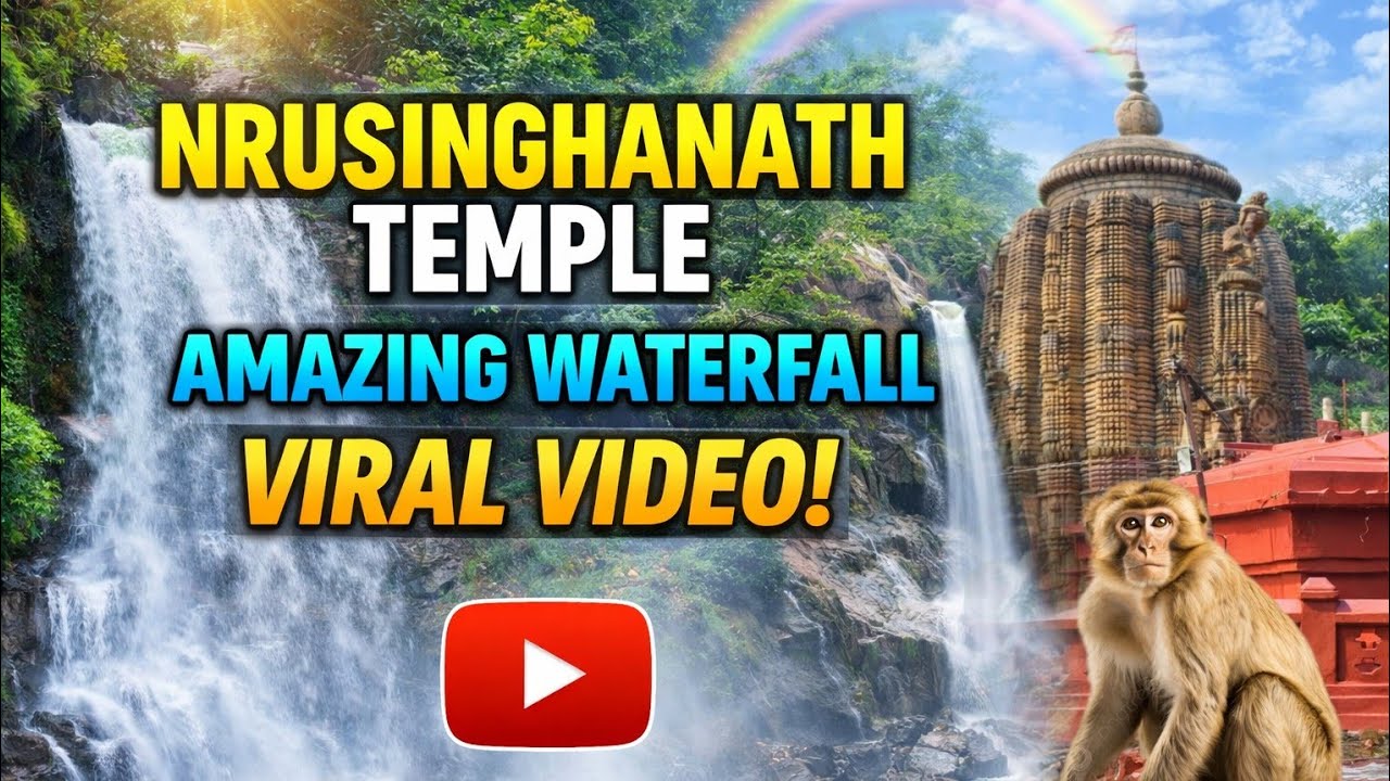 Odisha’s Most Peaceful Temple 😍 | Nrusinghanath Temple Full Tour || Gandhamardan Hills