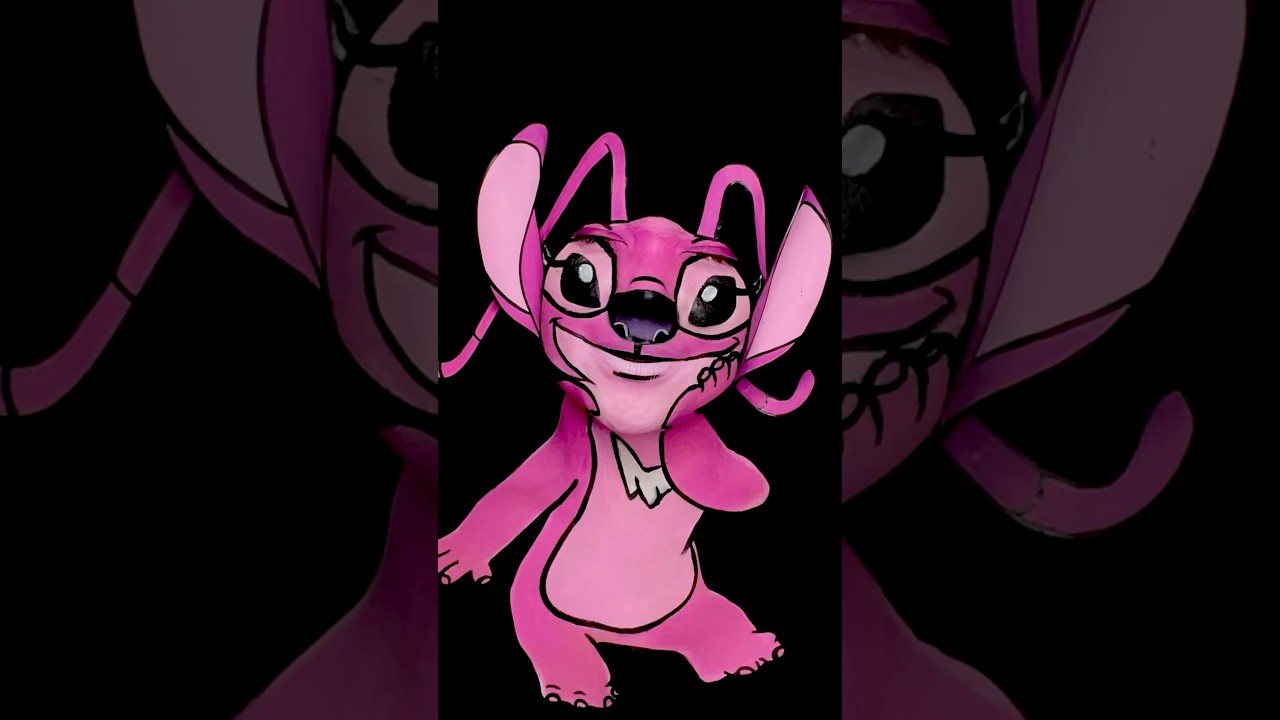 Chiki Ba Ba 💖 #ANGEL from #LiloandStitch Makeup Transformation! #illusionmakeup #makeuptutorial