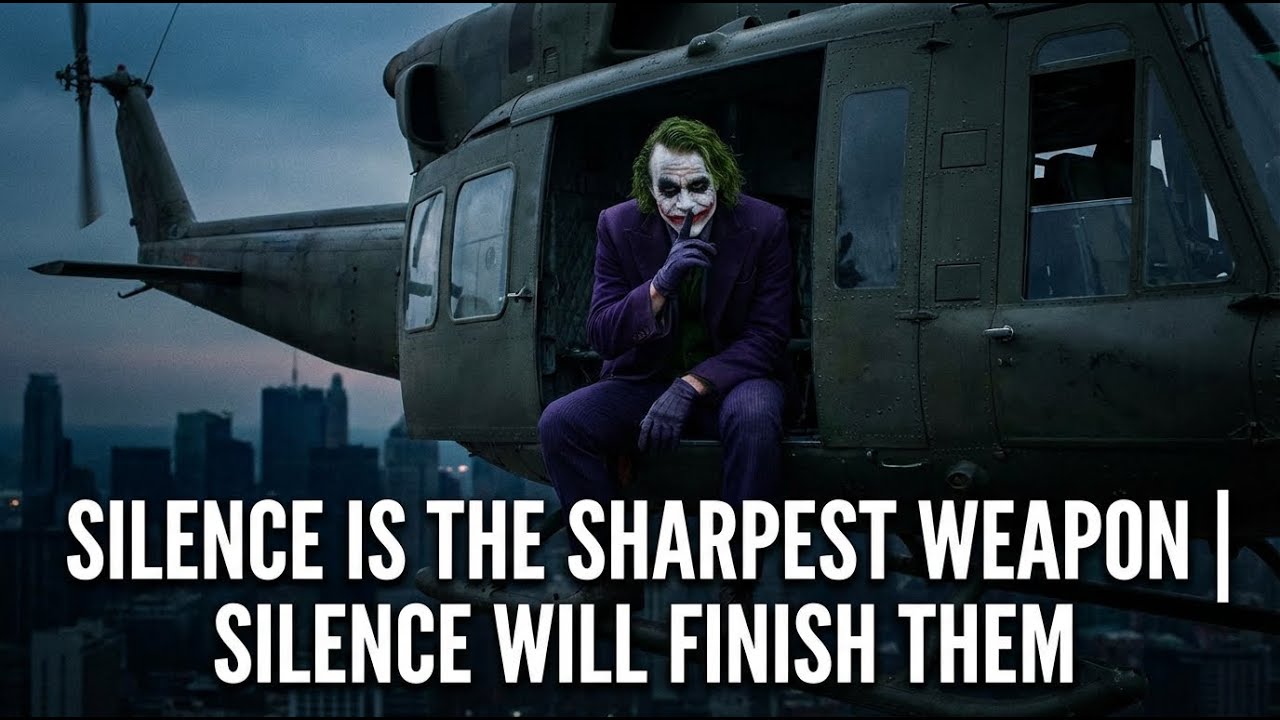 Silence Is the Sharpest Weapon |Silence Will Finish ThemV E V O C L U B joker