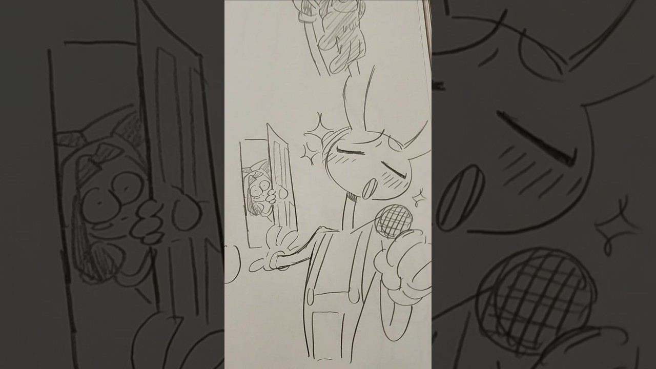 Jax caught in 4k XD (I stayed up till 4am making this) #tadc #funnybunny #art #fyp #fypシ #fypage