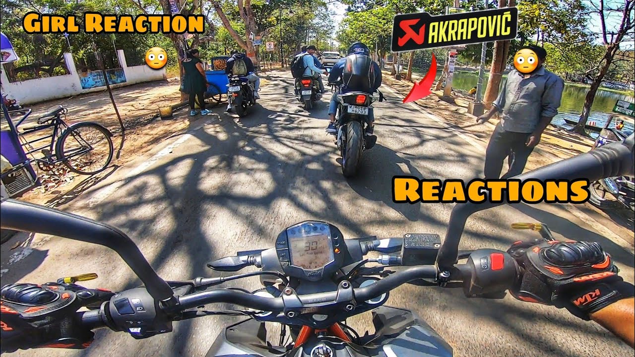 Crazy Public Reactions on Loud Akrapovic exhaust R15M Day26 #vlog26