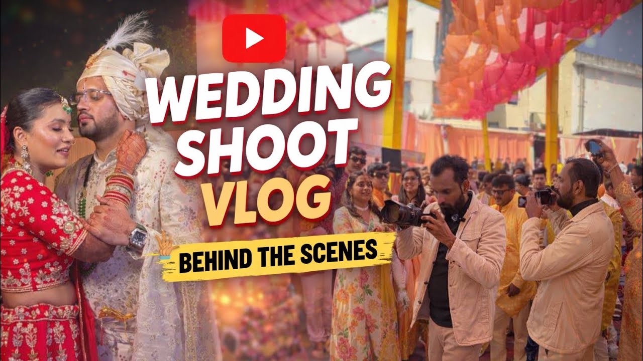 Wedding Shoot Vlog | Photographer Life | Full BTS 🎬