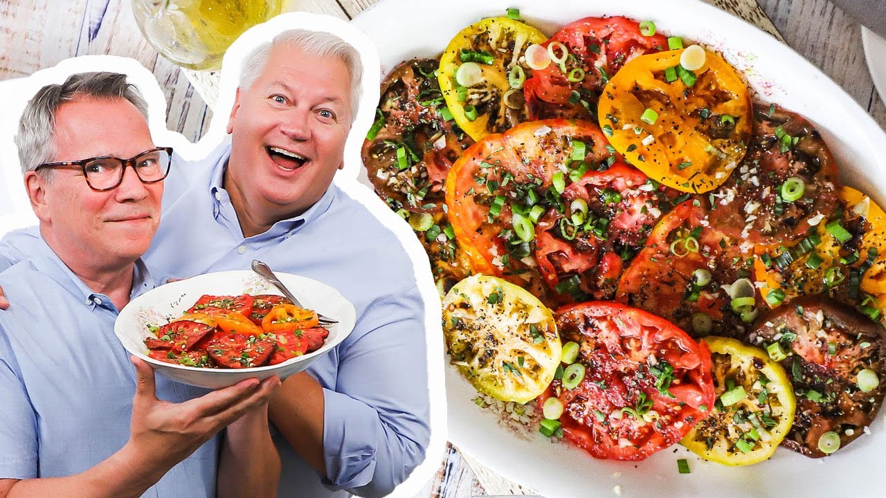 The Most AMAZING Heirloom Tomato Salad