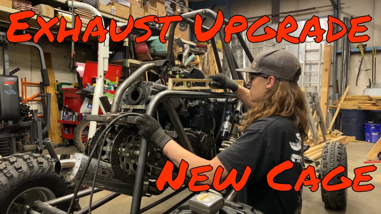 Honda Odyssey gsx600 Swap Pt.18 Cage,Tires and  Exhaust Upgrades!