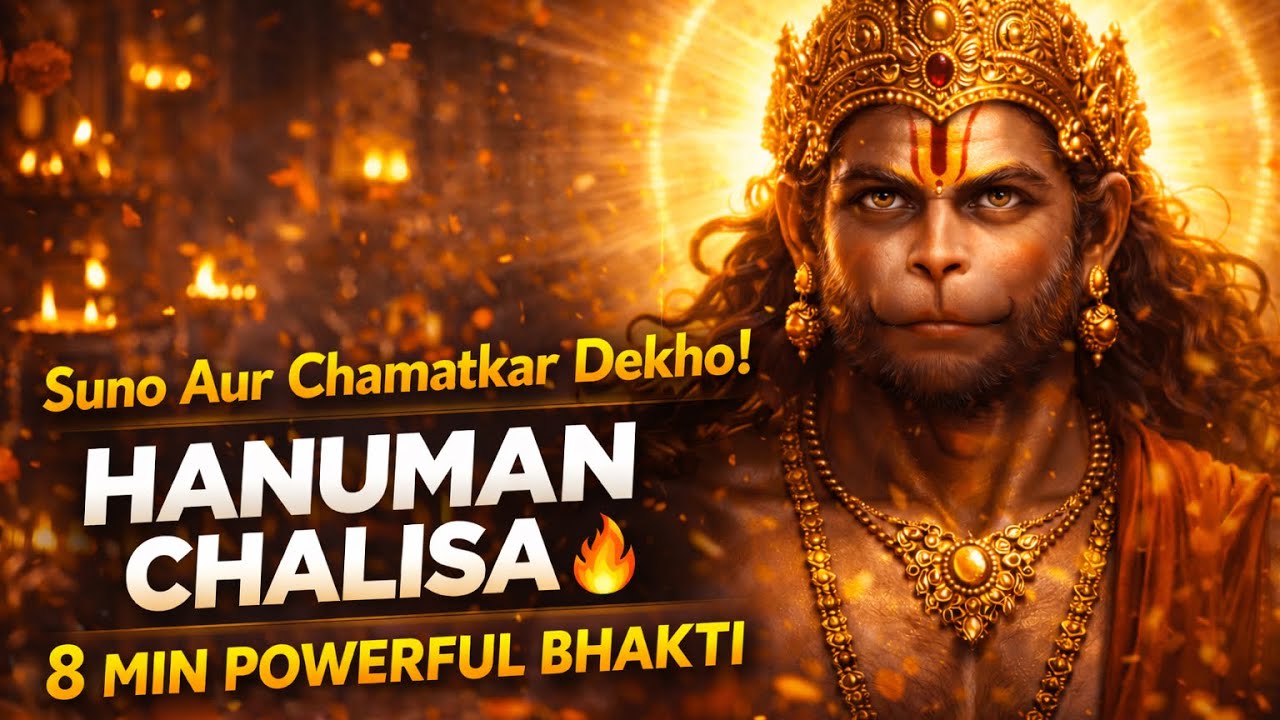 Hanuman Chalisa |  8 Minute Powerful Bhakti | Full HD Song | Jai Bajrangbali #hanumanchalisa #bhajan