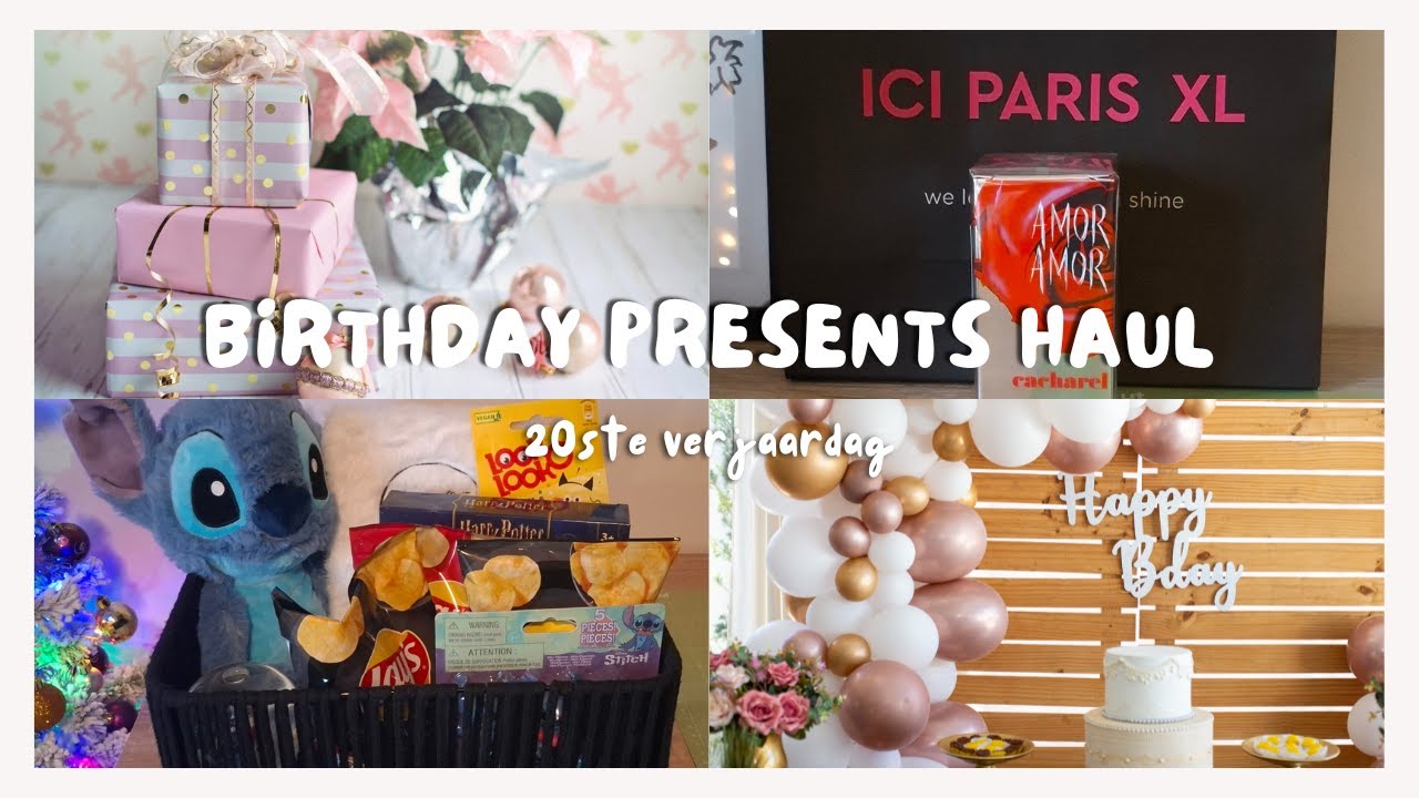 Dit heb ik gekregen voor mijn 20ste verjaardag🥳🎂🎁 | Birthday