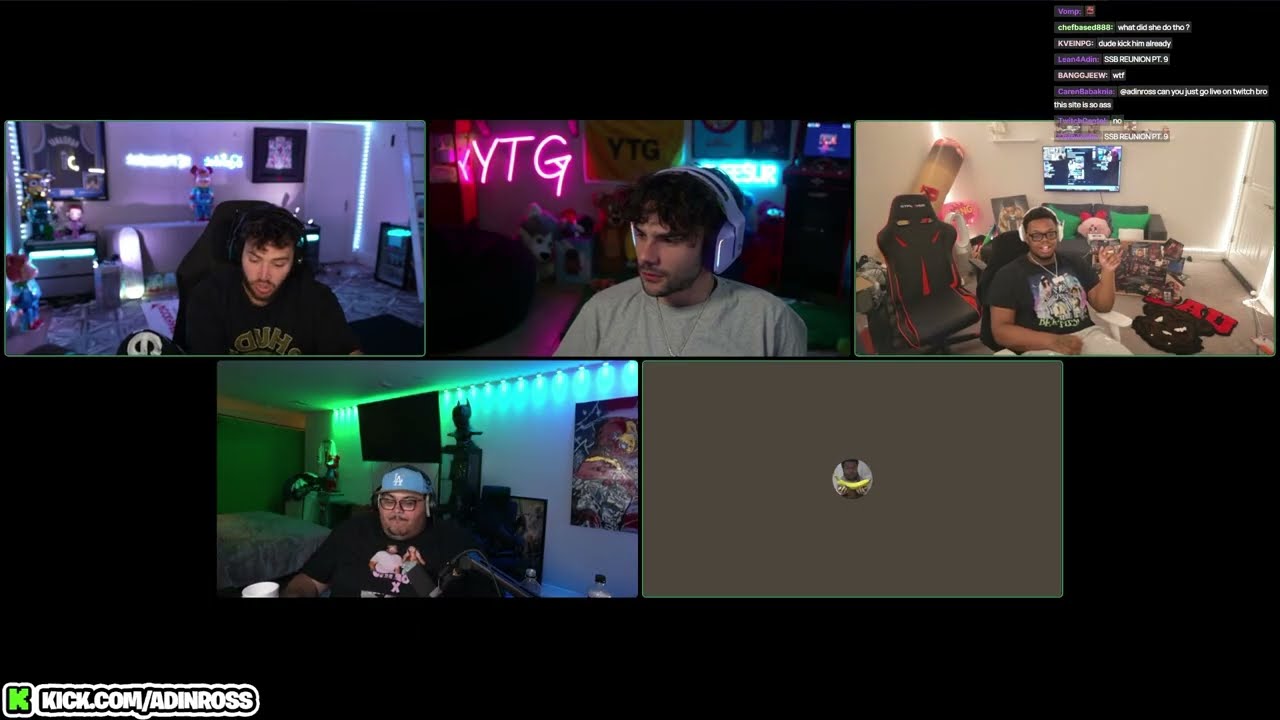 Adin Ross brings back SSB Games Night with Cuffem & Cheesur