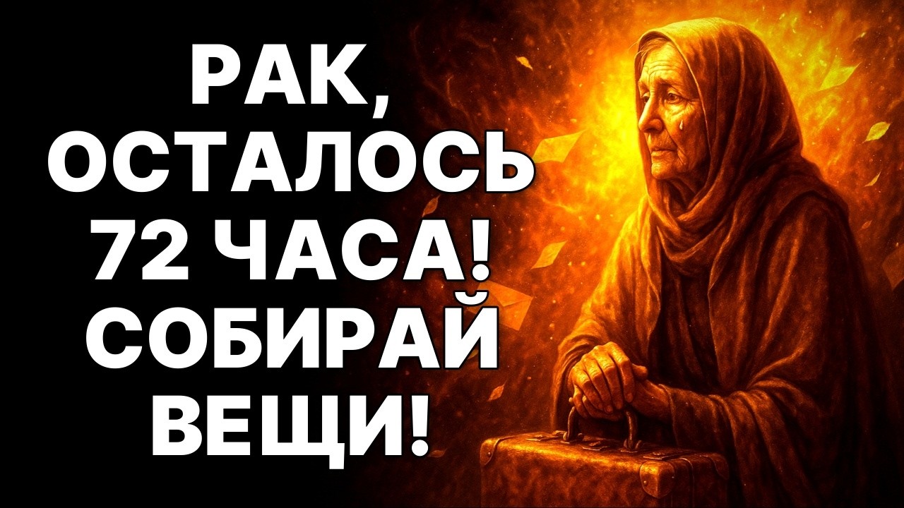 😲🦀Рак, ЧЕРЕЗ 72 ЧАСА ВЫ БУДЕТЕ ПЛАКАТЬ ОТ ЭТИХ НОВОСТЕЙ. 😱СОБИРАЙТЕ ВЕЩИ! ❗ВЫ ПЕРЕЕЗЖАЕТЕ❗