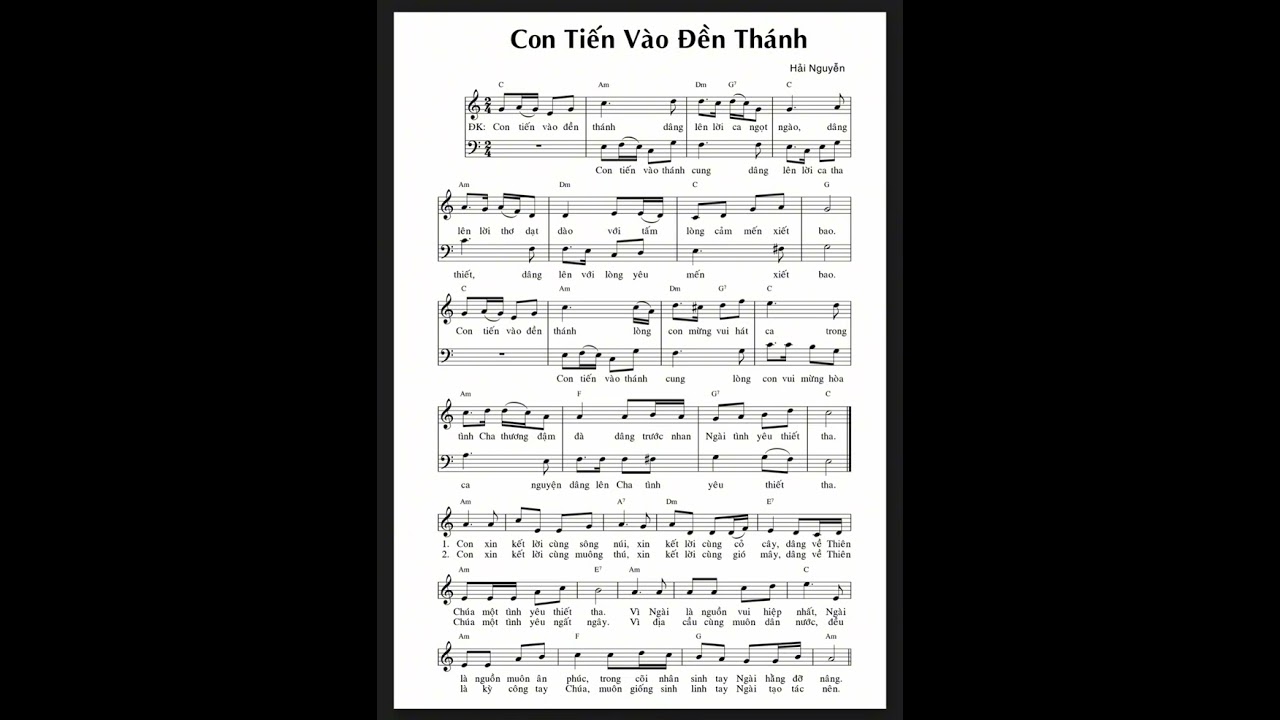 Con tiến vào đền thánh - Hải Nguyễn