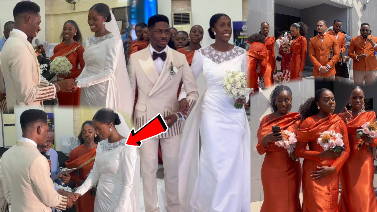 Moses Bliss And Wife Marie Wiseborn Million Dollar White Wedding.🇬🇭🇳🇬