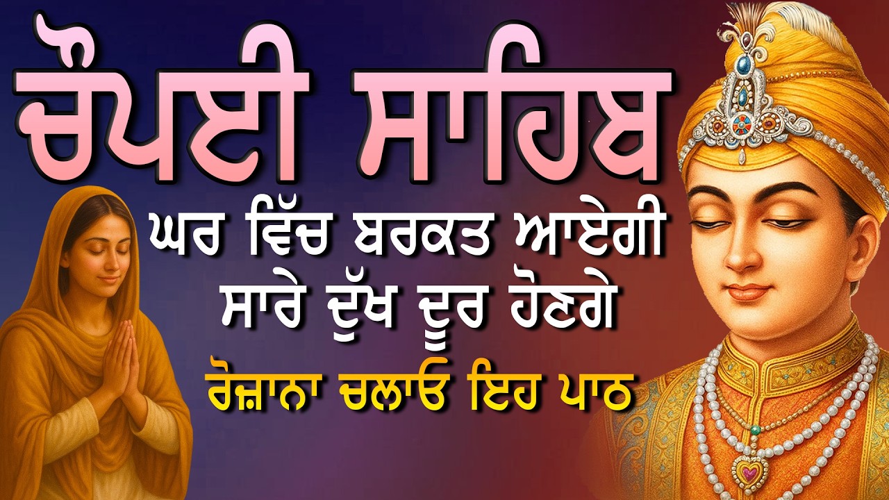 Chaupai Sahib | Chopai Sahib Nitnem | Gurbani  Path | ਚੌਪਈ ਸਾਹਿਬ |  | Chaupai | Vol- 14