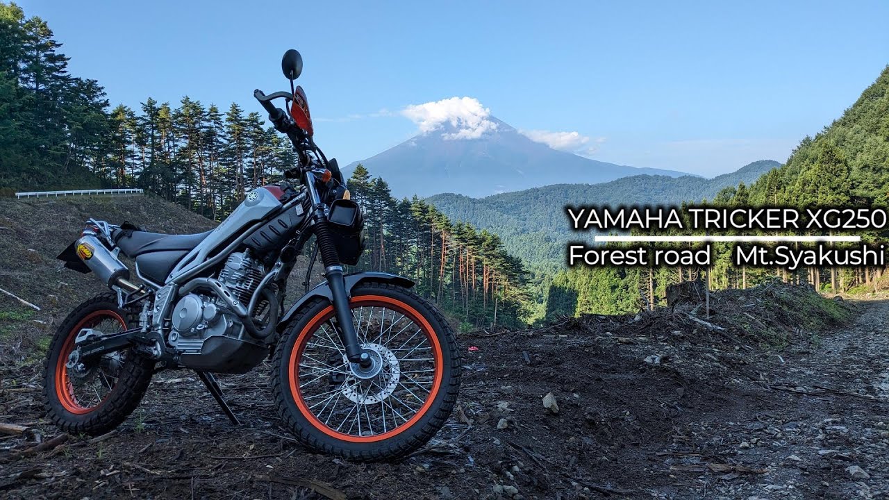 【YAMAHA トリッカー】杓子山へと続く林道、絶景あり　#ヤマハトリッカー #XG250