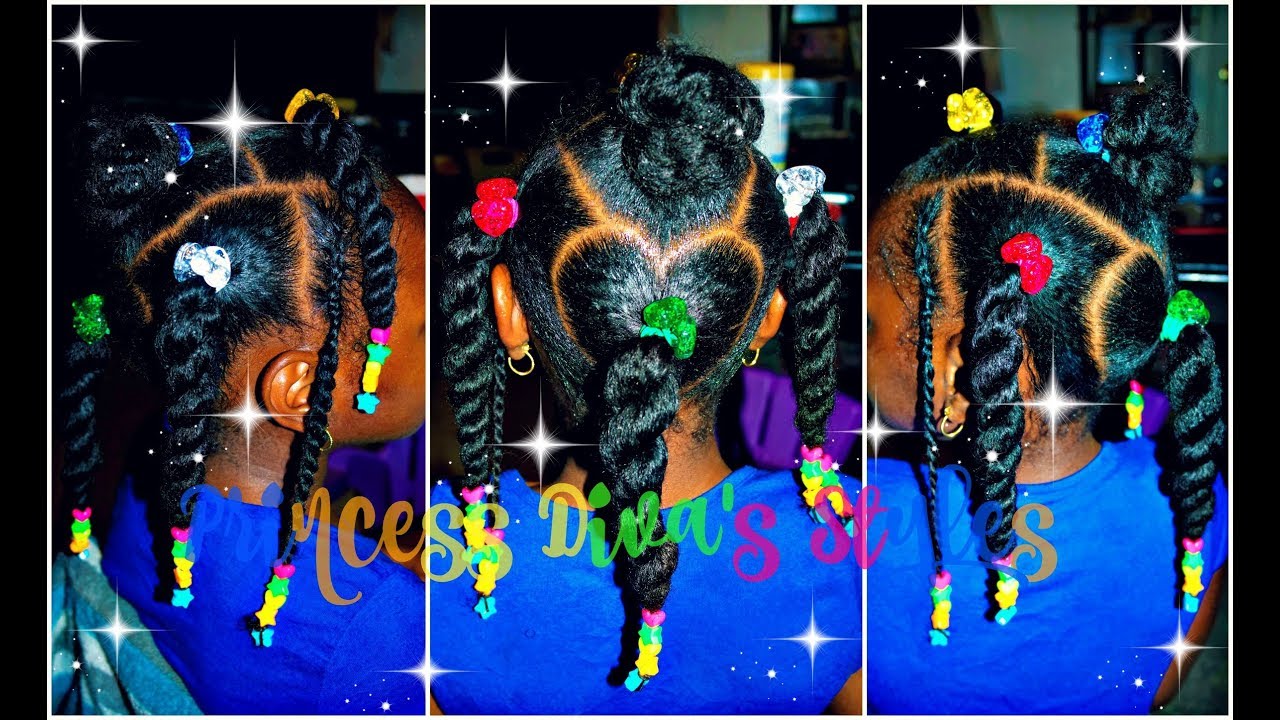 We heart This Simple Ponytail Hairstyle | Little Girls 4A Natural Hair