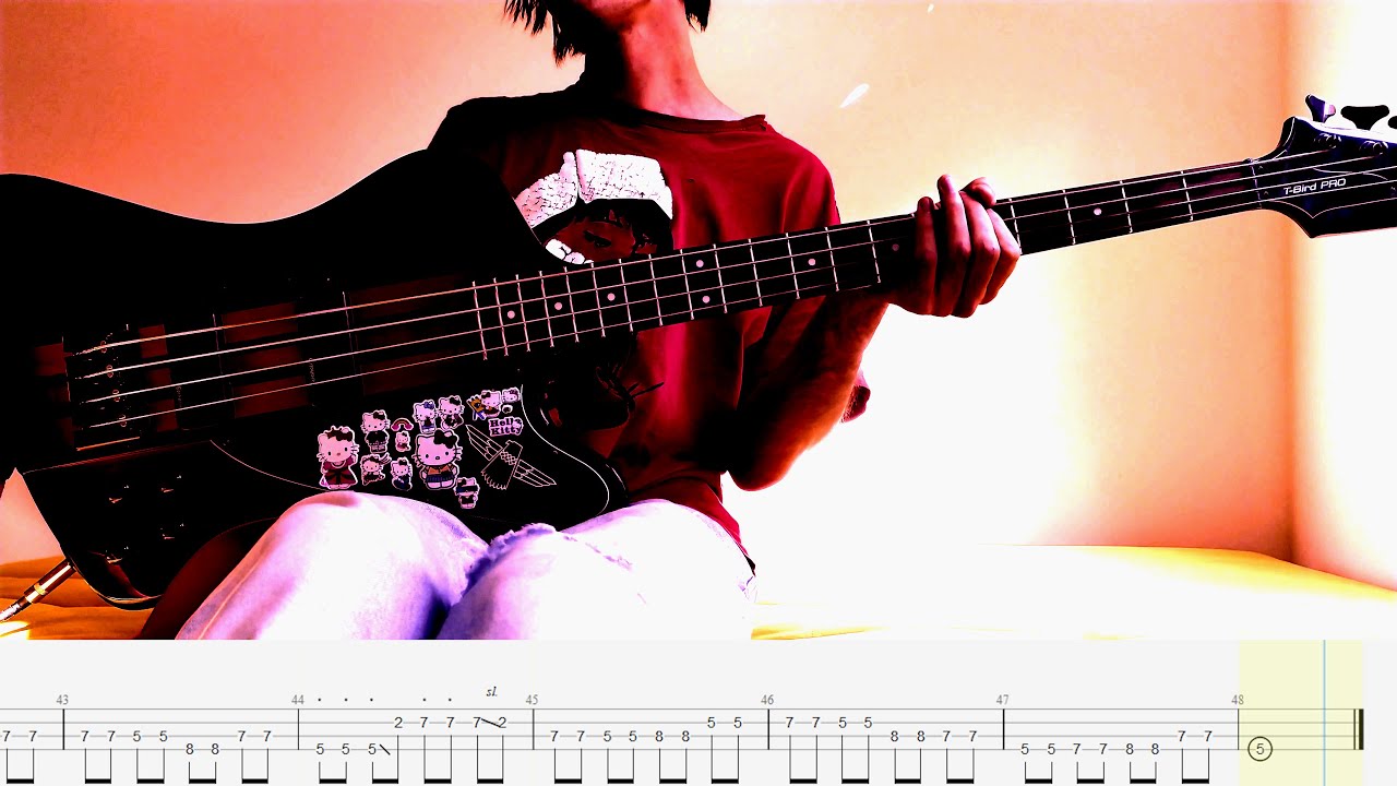 Yes, The River Knows – The Doors – Bass cover with tabs (4k)