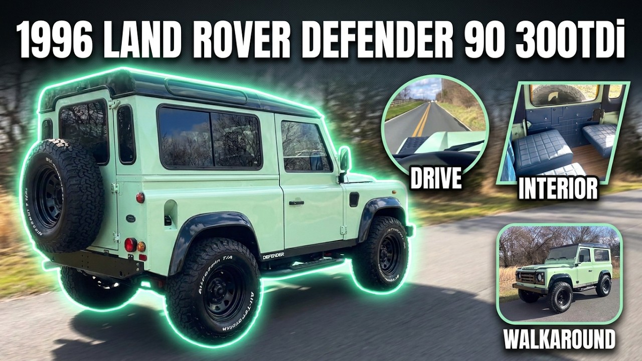 Custom 1996 Land Rover Defender 90 300TDi | Quick Drive & Walk Around