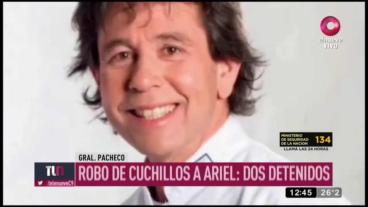 Millonario robo de cuchillos al famoso chef Ariel Rodr&iacute;guez Palacios