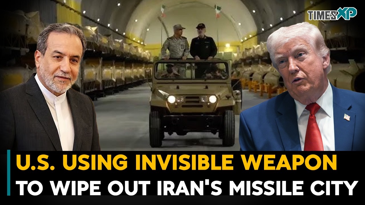 U.S. Using Invisible Weapon To Wipe Out Iran's Missile City| Iran-Israel-U.S. War
