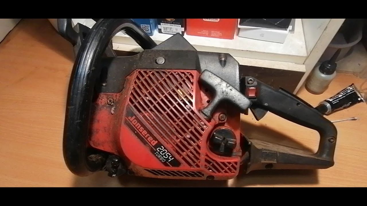 Jonsered 2054 chainsaw restoring, felújítás part1
