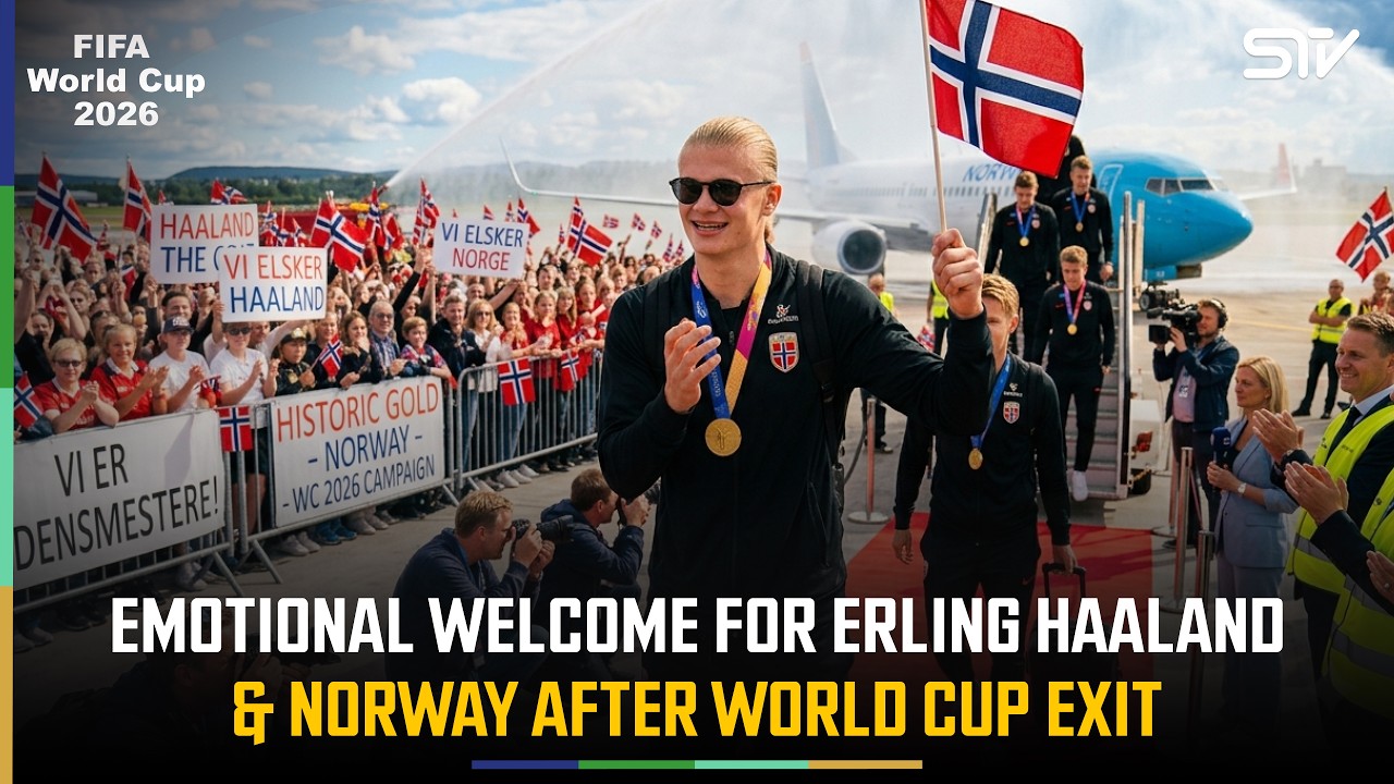 Emotional Welcome for Erling Haaland & Norway After World Cup Exit | ZO1J